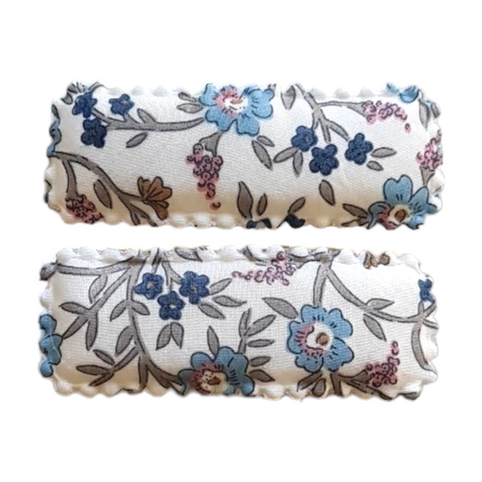 Classic Scallop Clips - Liberty Hannah Fay C