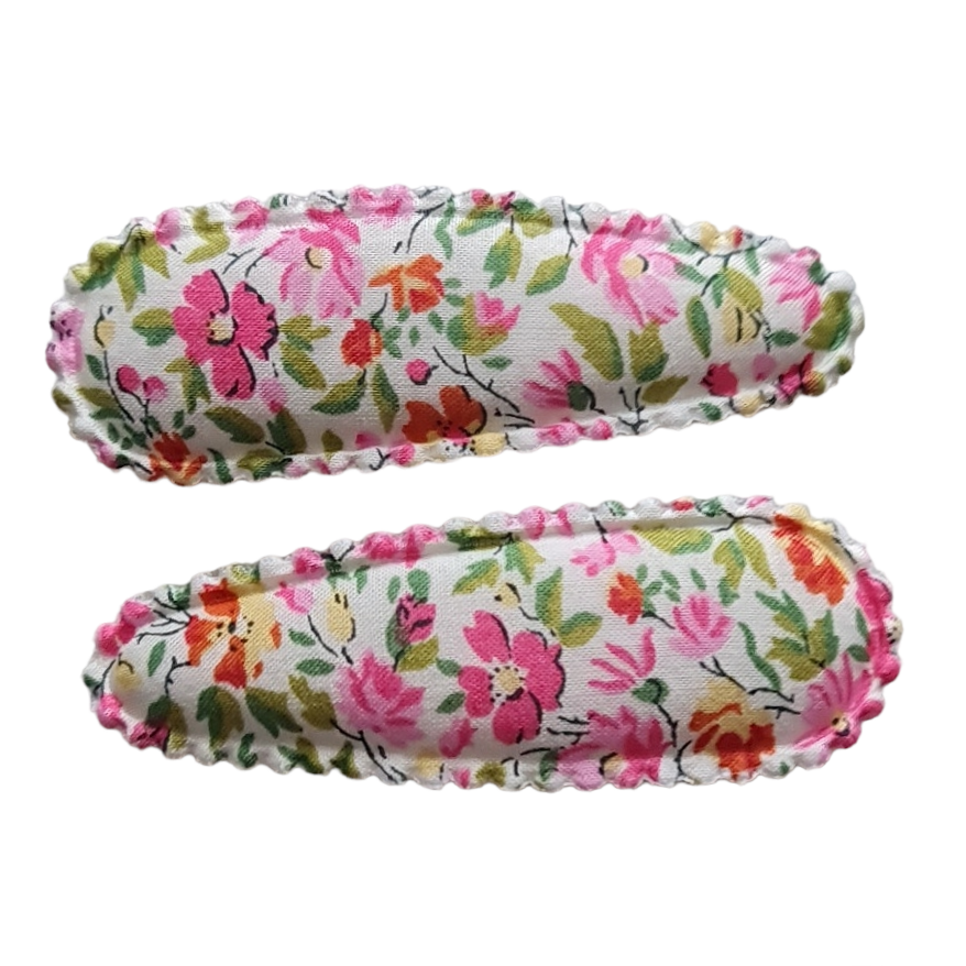 Almond Scallop Clips - Liberty Hannah Rose B